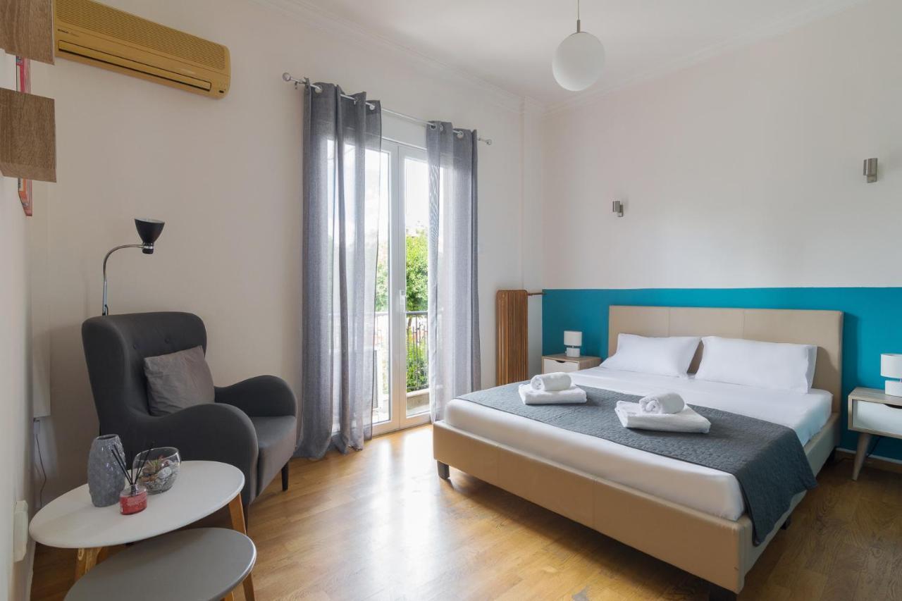Spacious Apartment For Two People 아테네 외부 사진